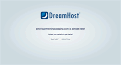Desktop Screenshot of americanmeetingsstaging.com