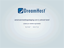 Tablet Screenshot of americanmeetingsstaging.com